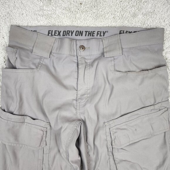 Duluth Flex Dry On The Fly Cargo Mens Size 34x30 Zip Fly Hiking Pants 46201B - Picture 4 of 9
